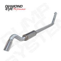 Diamond Eye 4in AL TURBO BACK SGL DUMP OUT 94-02 DODGE INCLUDING TIP - K4212A-TD