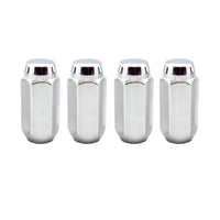 McGard Hex Lug Nut (Cone Seat) M14X1.5 / 22mm Hex / 1.945in. Length (4-Pack) - Chrome - 64014