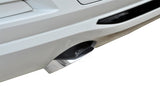 Corsa 12-14 BMW 335i Sedan AWD F30 3in Polished Touring Dual Rear Single 3.5in Tip Cat-Back Exhaust - 14938