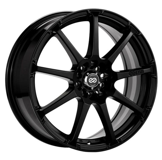 Enkei EDR9 17x7 4x100/114.3 45mm Offset 72.6 Bore Diameter Matte Black Wheel - 441-770-0145BK