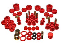 Energy Suspension 80-96 Ford F150 Std/Extra Cab Pickup Red Hyper-Flex Master Bushing Set - 4.18101R