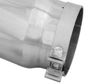 aFe Diesel Exhaust Tip Bolt On Polished 5in Inlet x 6in Outlet x 12in Long - 49T50601-P12