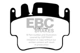 EBC 98-05 Porsche 911 (996) (Cast Iron Rotor only) 3.4 Carrera 2 Redstuff Front Brake Pads - DP31514C