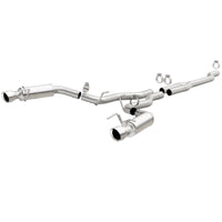 MagnaFlow Cat Back, SS, 2.5in, Competition, Dual Split Polish 4.5in Tips 2015 Ford Mustang Ecoboost - 19191