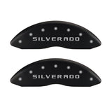 MGP 4 Caliper Covers Engraved Front & Rear MGP Red finish silver ch - 14224SMGPRD