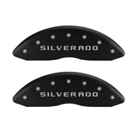 MGP 4 Caliper Covers Engraved Front & Rear MGP Red finish silver ch - 14224SMGPRD