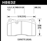 Hawk 2007-2015 Volkswagen Tourareg Base/V6/V6-Sport/TDI HPS 5.0 Performance Front Brake Pads - HB632B.586