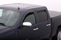 AVS 07-13 Chevy Avalanche Ventvisor Outside Mount Window Deflectors 4pc - Smoke - 94515