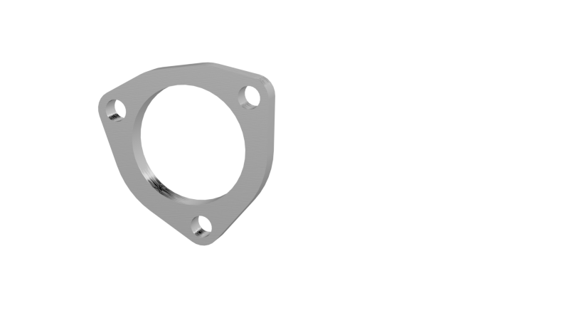 QTP 2.5in Weld-On QTEC 3 Bolt Flange - 10250F