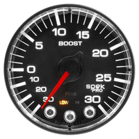 Autometer Spek-Pro 52.4mm 30inHG-30PSI Digital Stepper Motor Vac/Boost Gauge - P302328