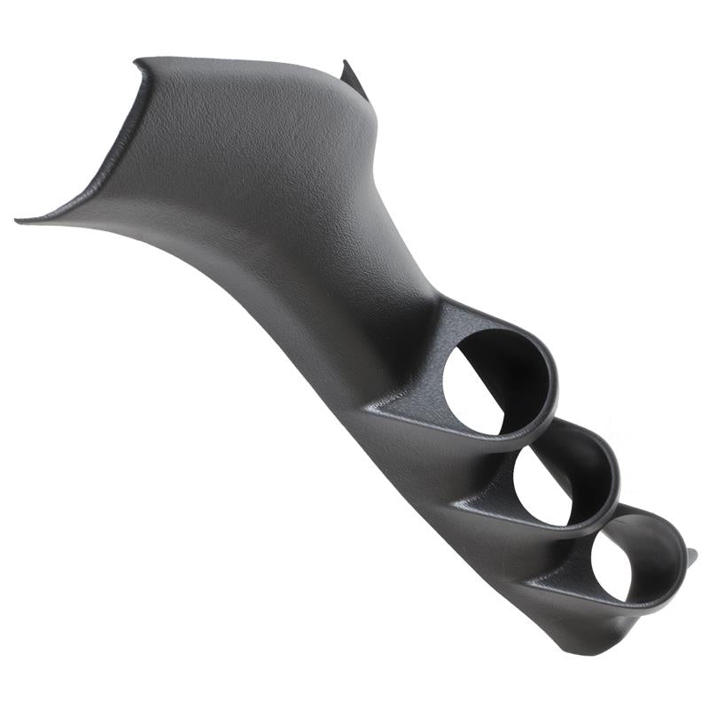 Autometer 95-98 Nissan 240SX Black Triple 52mm Pillar Pod - 22807