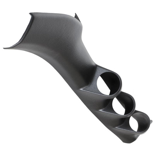 Autometer 95-98 Nissan 240SX Black Triple 52mm Pillar Pod - 22807