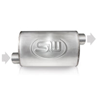 Stainless Works 2in ID OFFSET INLET/ 2in OD OFFSET OUTLET (ON OPPOSITE SIDES) 4inX8in - TM4S2O2OPS