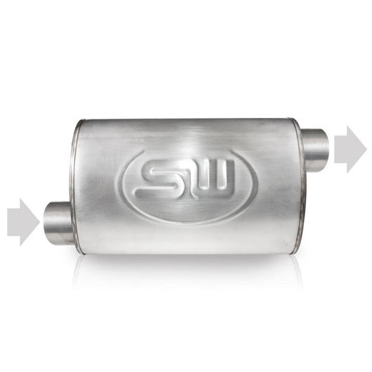 Stainless Works 2in ID OFFSET INLET/ 2in OD OFFSET OUTLET (ON OPPOSITE SIDES) 4inX8in - TM4S2O2OPS