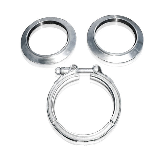 Stainless Works V Band SS Coupling Kit for 2 1/2in tubing - VBC