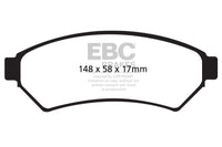 EBC 05-09 Buick Allure (Canada) 3.6 Yellowstuff Front Brake Pads - DP41727R