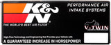 K&N Street Metal Intake System - Hammer Black Large Capacity for Harley Davidson - RK-3946XB