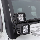 MBRP 07-15 Jeep Wrangler JK Dual Windshield Pillar Light Kit - 182739