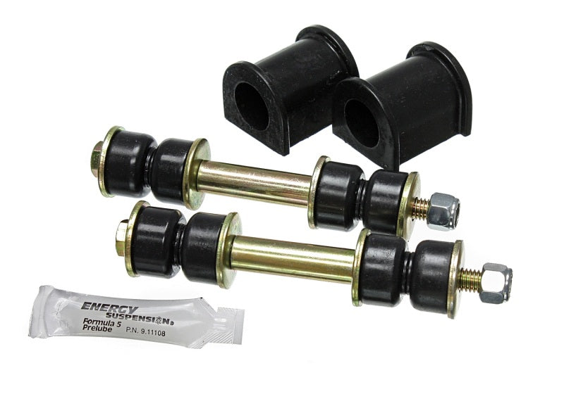 Energy Suspension 87-95 Pathfinder Black 24mm Front Sway Bar Frame Bushings - 7.5117G