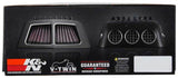 K&N Street Metal Intake System 01-16 Harley Davidson Shaker Silver H/D Softail/Dyna Fl - RK-3950S