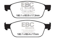 EBC 12+ Ford Focus 2.0 Turbo ST Redstuff Front Brake Pads - DP32145C