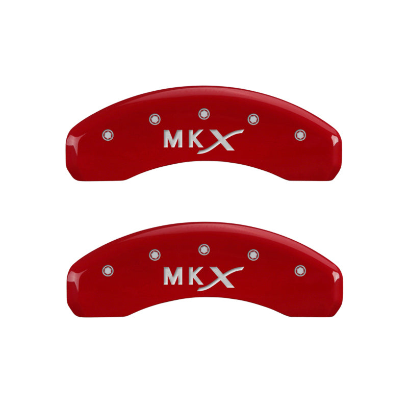 MGP 4 Caliper Covers Engraved Front Lincoln Engraved Rear MKX Yellow finish black ch - 36007SLCXYL