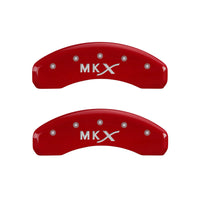 MGP 4 Caliper Covers Engraved Front Lincoln Engraved Rear MKX Yellow finish black ch - 36007SLCXYL