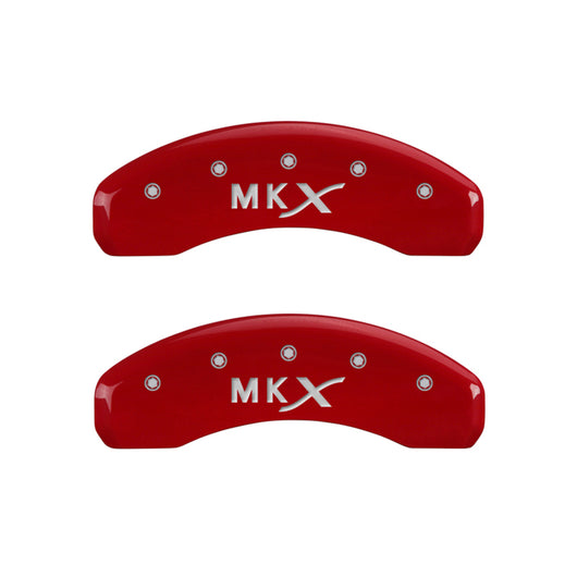 MGP 4 Caliper Covers Engraved Front Lincoln Engraved Rear MKX Yellow finish black ch - 36007SLCXYL