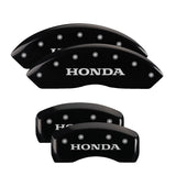MGP 4 Caliper Covers Engraved Front & Rear MGP Yellow Finish Black Char 2004 Honda S2000 - 20194SMGPYL