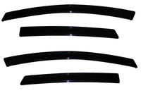 AVS 09-18 Ford Fiesta (Sedan & Hatch) Ventvisor Outside Mount Window Deflectors 4pc - Smoke - 94547