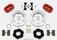 Wilwood Forged Dynalite Front Hat Kit 11.00in GT Rotor Red 95-05 Miata - 140-13379-R