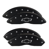 MGP 4 Caliper Covers Engraved Front & Rear SSR Red finish silver ch - 14030SSSRRD