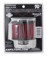 K&N 1 inch ID 3 inch OD 2.375 inch H Rubber Base Crankcase Vent Filter - 62-1410