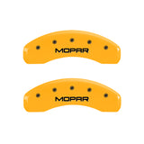 MGP 4 Caliper Covers Engraved Front & Rear Crossfire Black finish silver ch - 32010SCRFBK