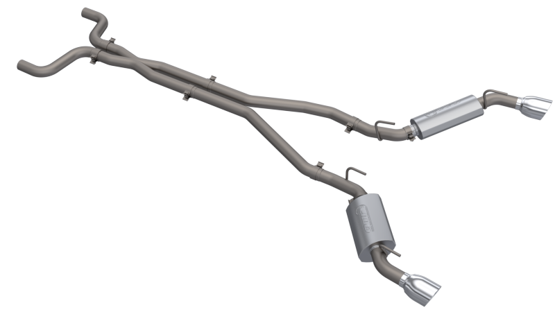 QTP 14-15 Chevrolet Camaro SS 6.2L 304SS AR3 Cat-Back Exhaust w/4.5in Tips - 600115