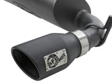 aFe Rebel Series 2.5in 409 SS Axle-Back Exhaust w/ Black Tips 2007+ Jeep Wrangler (JK) V6 3.6L/3.8L - 49-48061-B