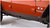 Bushwacker 07-18 Jeep Wrangler Unlimited Trail Armor Rocker Panel and Sill Plate Cover - Black - 14012