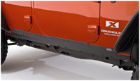 Bushwacker 07-18 Jeep Wrangler Unlimited Trail Armor Rocker Panel and Sill Plate Cover - Black - 14012