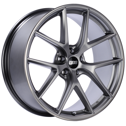 BBS CI-R 20x9 5x120 ET25 Platinum Silver Polished Rim Protector Wheel -82mm PFS/Clip Required - CI0202PSPO