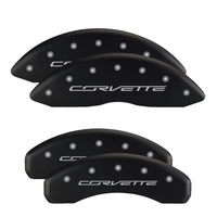 MGP 4 Caliper Covers Engraved Front & Rear MGP Red finish silver ch - 14007SMGPRD