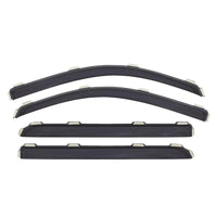 AVS 06-12 Ford Fusion Ventvisor In-Channel Front & Rear Window Deflectors 4pc - Smoke - 194550