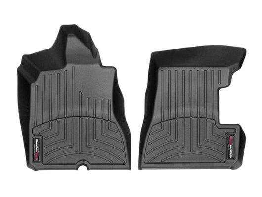 WeatherTech 2016+ Ferrari F12tdf Front FloorLiner - Black (Fits w/ Floor Mounted Fire Extinguisher) - 4410851