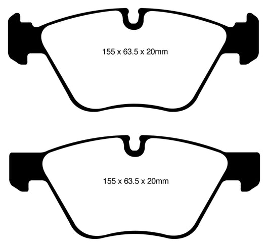 EBC 08-10 BMW 128 3.0 Redstuff Front Brake Pads - DP31600C
