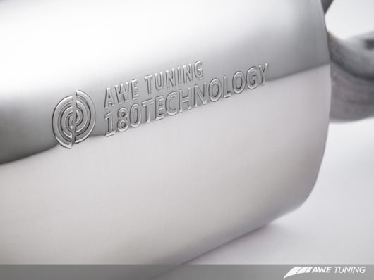 AWE Tuning Audi B8 / B8.5 S4 3.0T Touring Edition Exhaust - Chrome Silver Tips (90mm) - 3010-42018