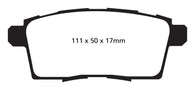EBC 06-08 Ford Edge 3.5 2WD Redstuff Rear Brake Pads - DP31795C