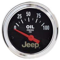 Autometer Jeep 52mm 0-100 PSI Short Sweep Electronic Oil Pressure Gauge - 880240