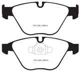 EBC 13+ BMW X1 2.0 Turbo (28i) Redstuff Front Brake Pads - DP31512C