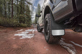 Husky Liners Universal 12in Wide Black Rubber Rear Mud Flaps w/o Weight - 55100