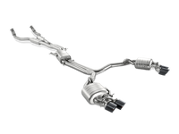 Akrapovic 13-17 Audi S6 Avant/Limousine (C7) Evolution Line Cat Back (Titanium) w/ Carbon Tips - S-AU/TI/6H