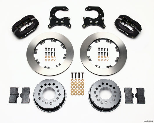 Wilwood Forged Dynalite P/S Rear Kit 58-64 Olds/Pontiac Ends - 140-2111-B